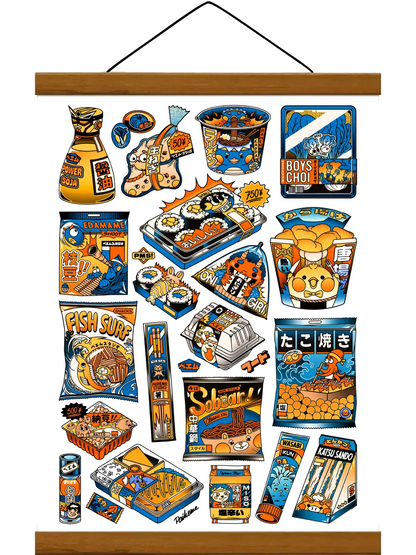 Affiche salty food