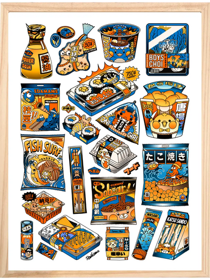 Affiche salty food