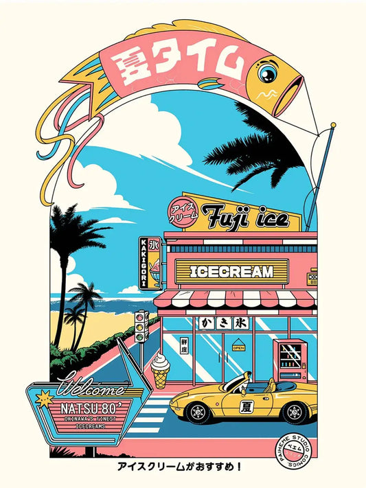 Affiche SUMMER - ICI JAPON