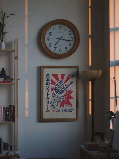 Affiche cuisine japonais adorable Taiyaki, mise en situation