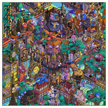 Pop culture affiche Tokyo Parade, visuel complet