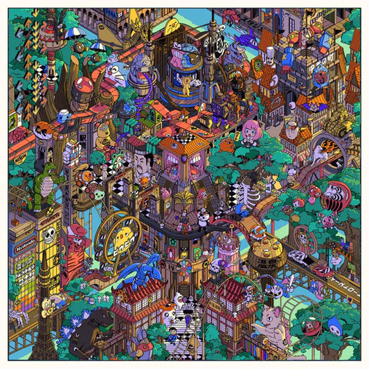 Pop culture affiche Tokyo Parade, visuel complet