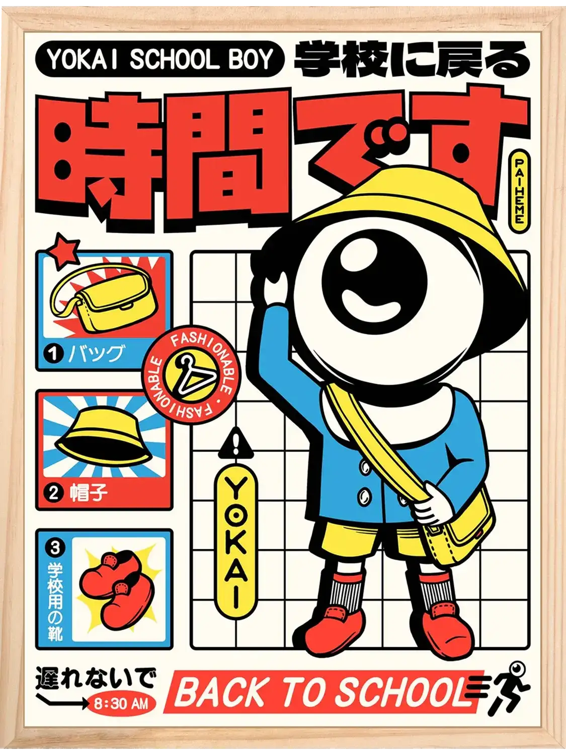 Affiche YOKAI SCHOOL BOY