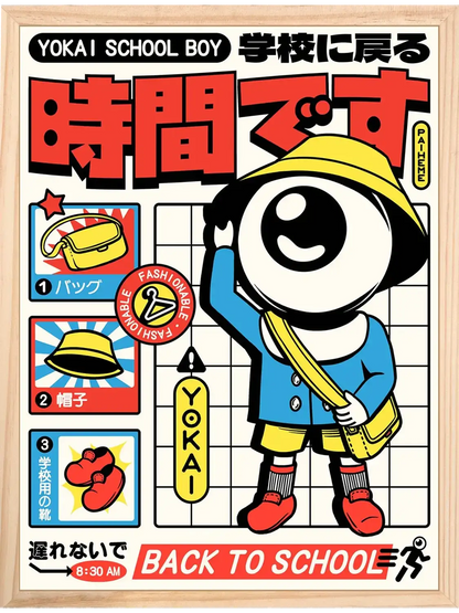 Affiche YOKAI SCHOOL BOY