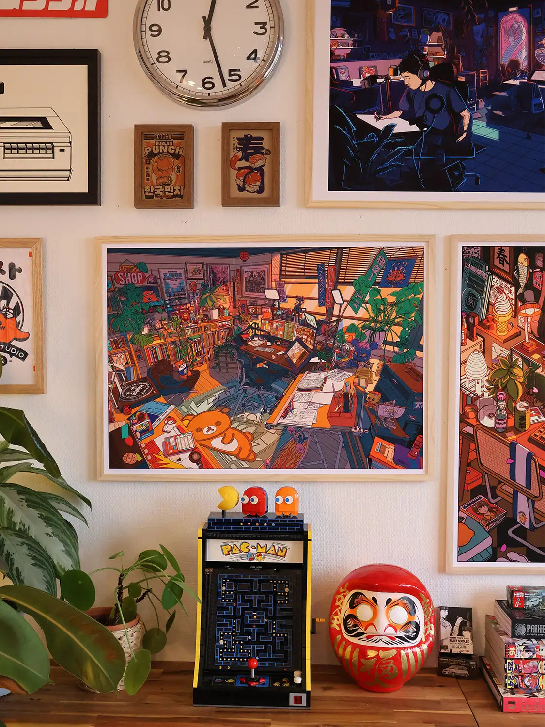 Affiche japonaise Dreamspace, mise en situation