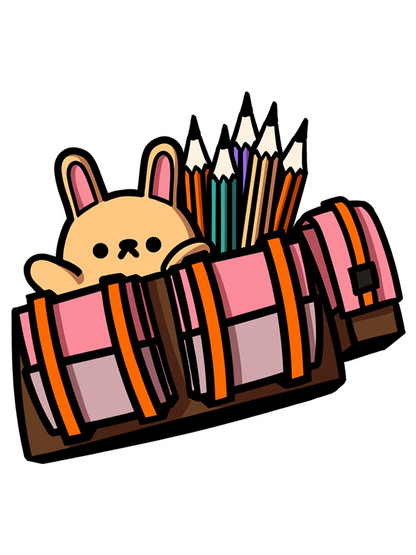 Sticker Bag Right, collection Konbini Japonais vinyle brillant