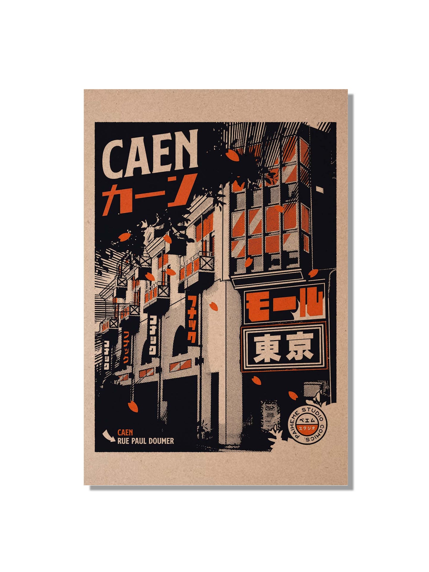 CAEN IN JAPAN Postcard ✨