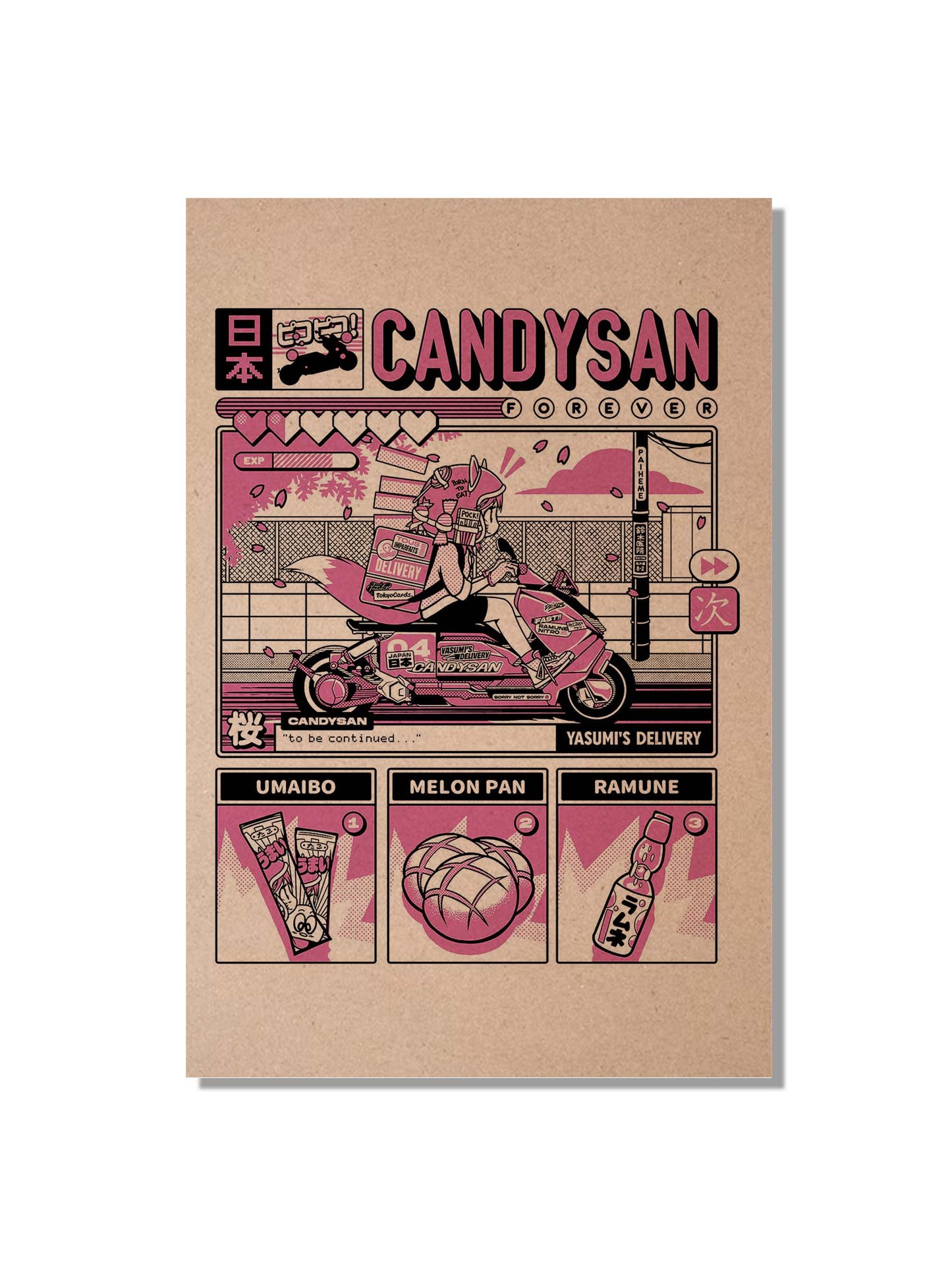 CANDYSAN-Postkarte 🍡