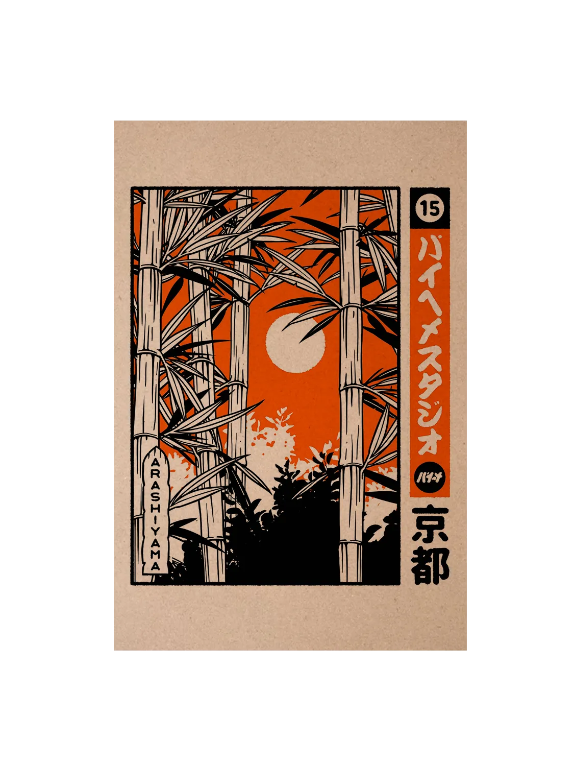 Carte postale japon Arashiyama
