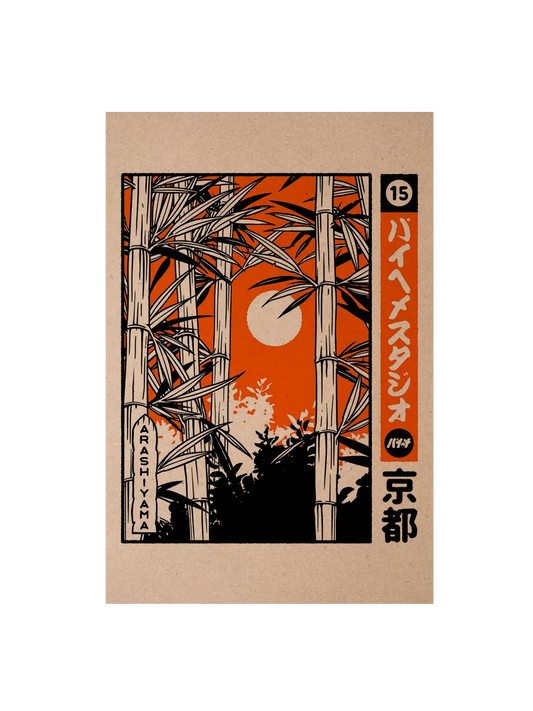 Carte postale japon Arashiyama
