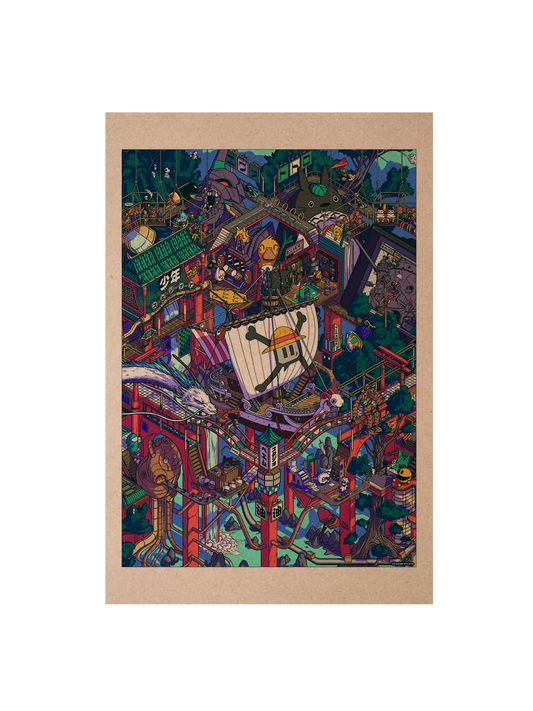 Carte postale pop culture Atelier Magique