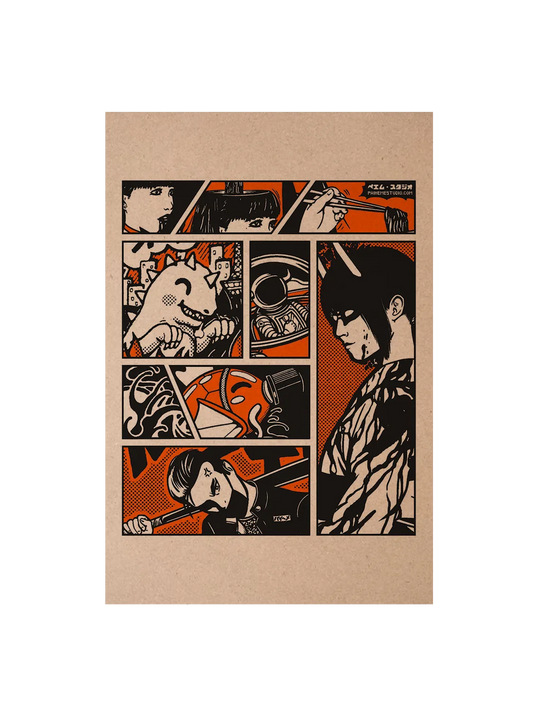 Carte postale pop culture Close Up