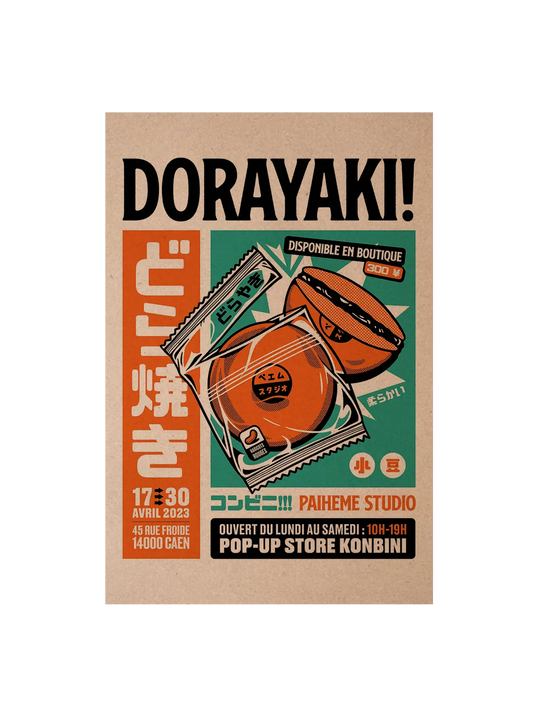 Carte postale japon Dorayaki