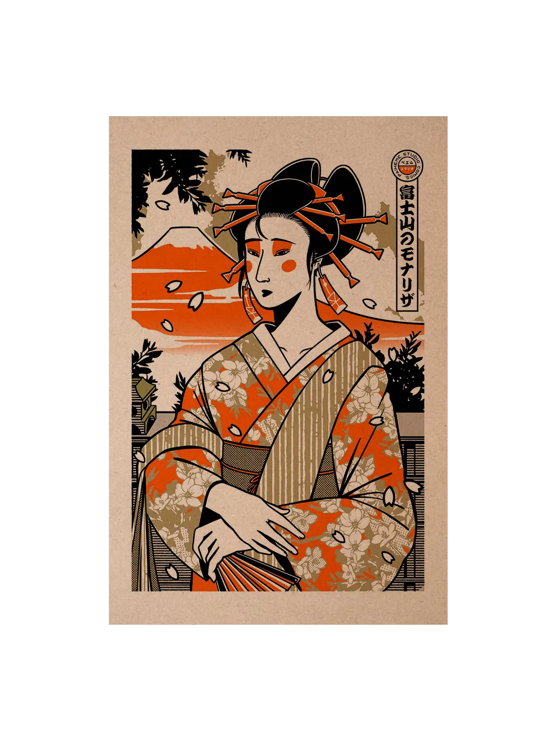 Carte postale japon Joconde