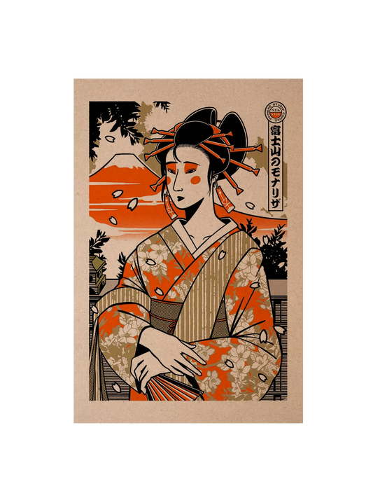 Carte postale japon Joconde