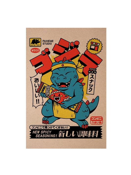 Carte postale pop culture Kaiju Chief
