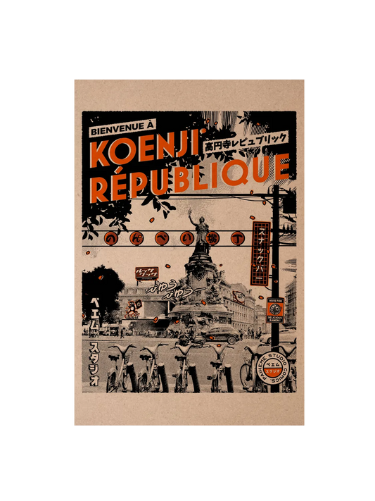 Carte postale japon Koenji