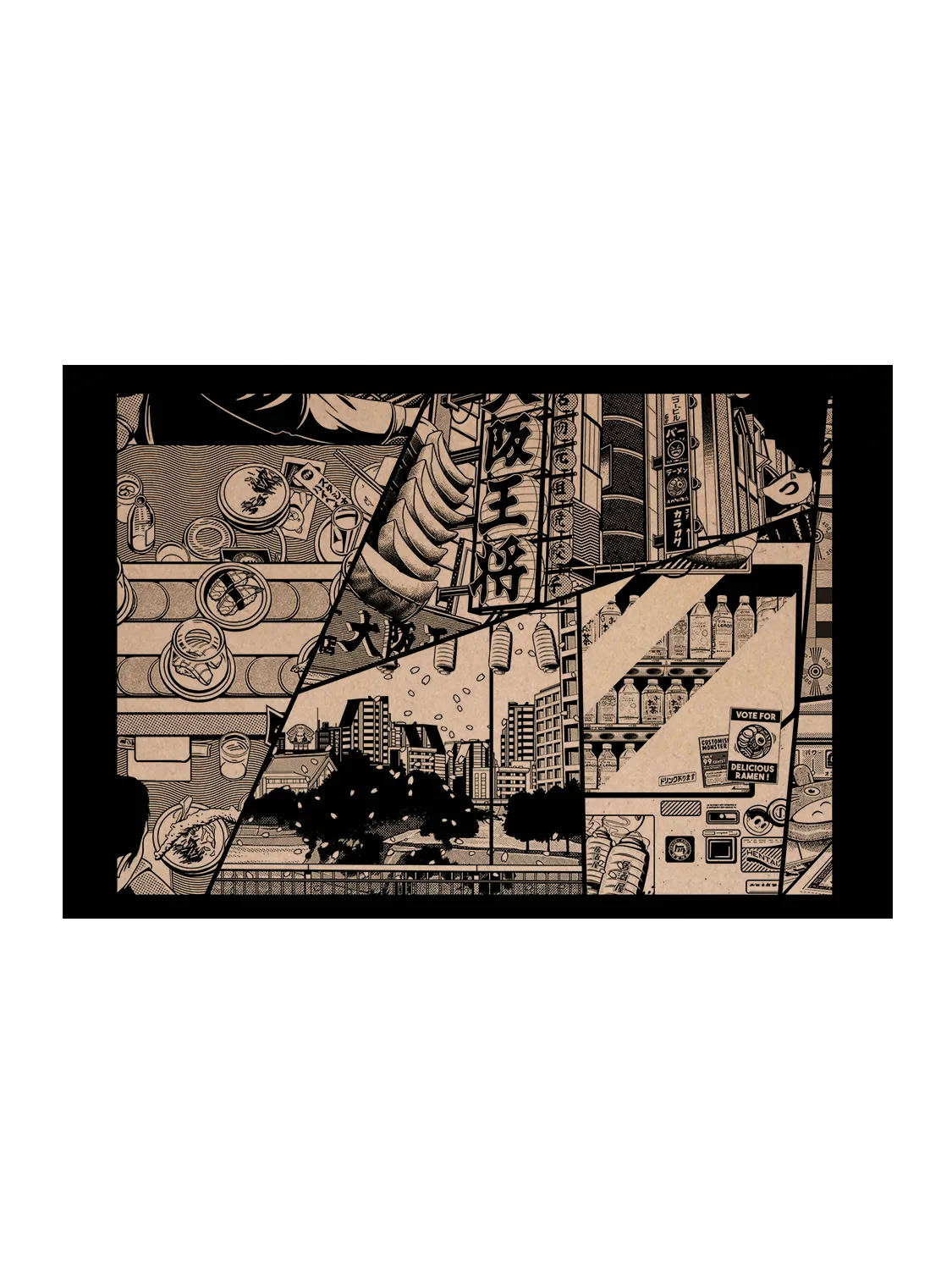 Carte postale vintage Manga