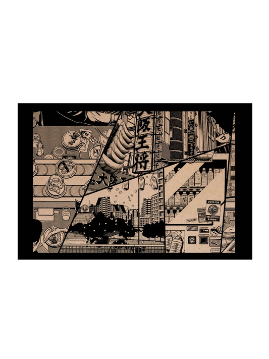 Carte postale vintage Manga