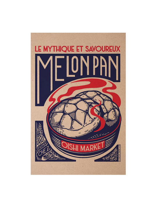 Carte postale japon Melon Pan
