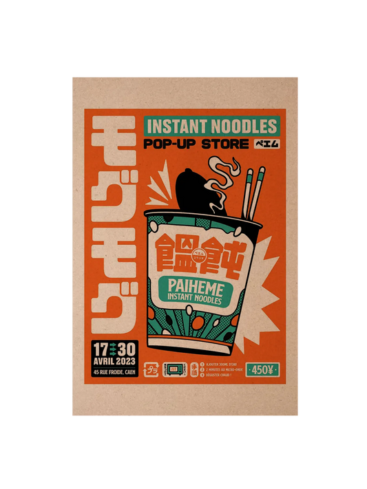 Carte postale japon Noodles