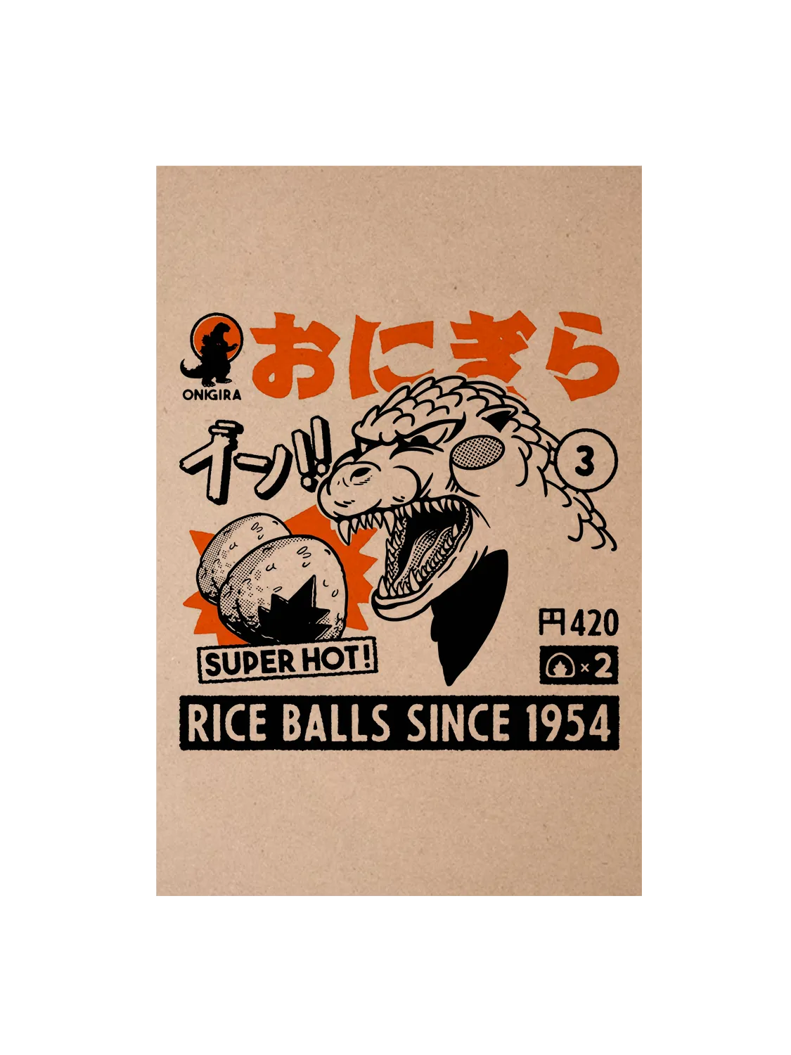 Carte postale japon Onigira