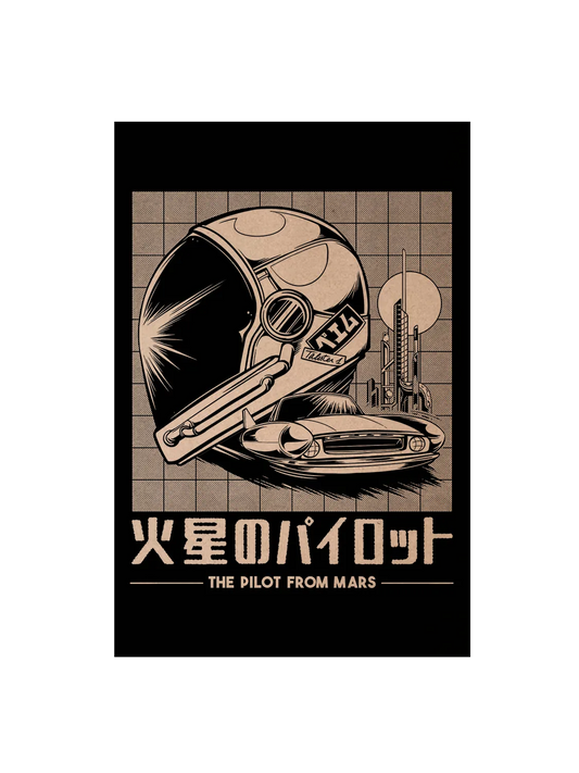 Carte postale japon Pilot From Mars