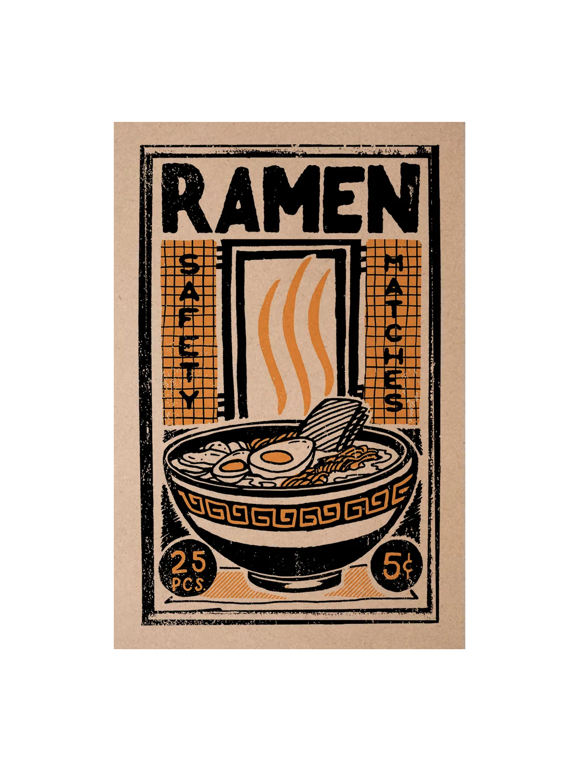 Carte postale japon Ramen
