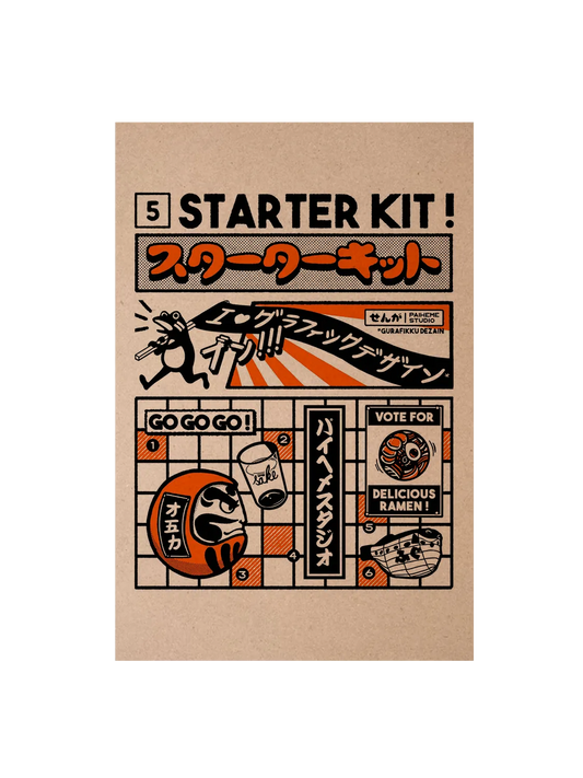 Carte postale vintage Starter Kit