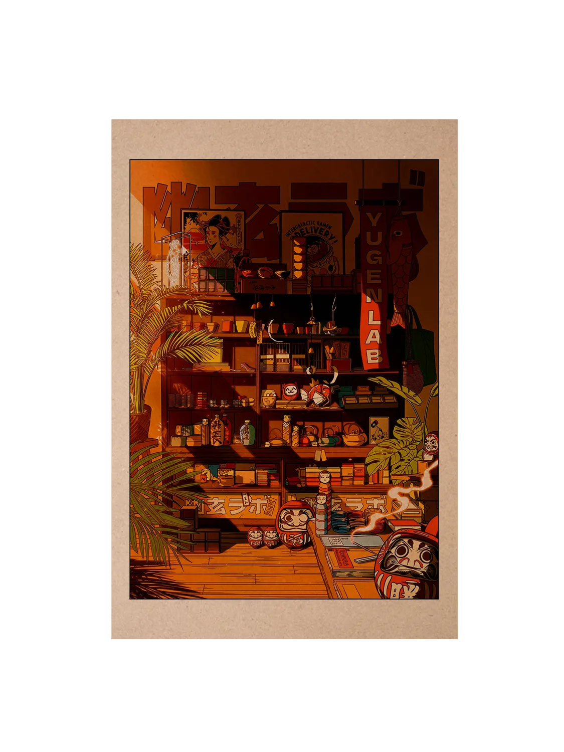 Carte postale japon Yugen Shop