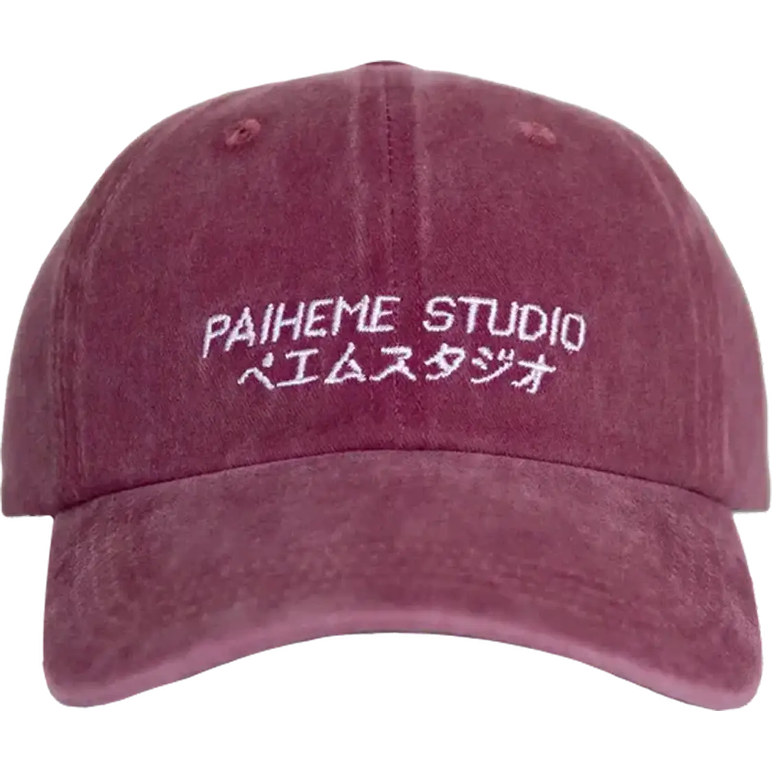 Casquette style japonais Paiheme Studio bordeaux, vue de face