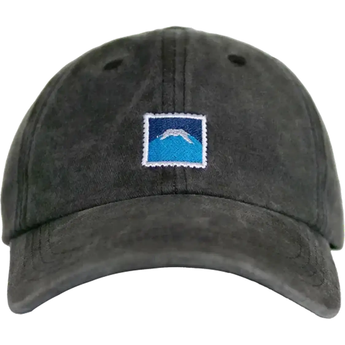Casquette japonaise Mont Fuji, détail broderie