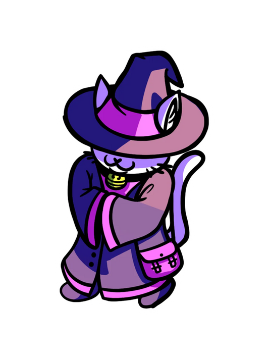 WITCH CAT Sticker 💀