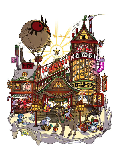 Christmas storefront