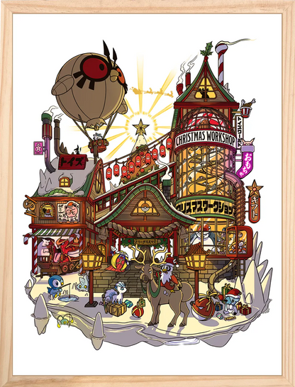 Christmas storefront