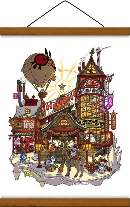 Christmas storefront