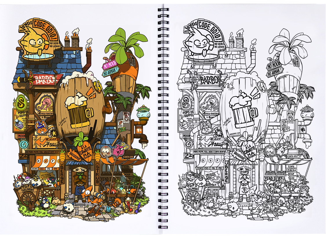 CARNET DE COLORIAGE