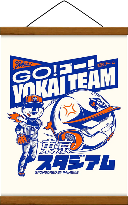 GO YOKAI TEAM Print ⚾