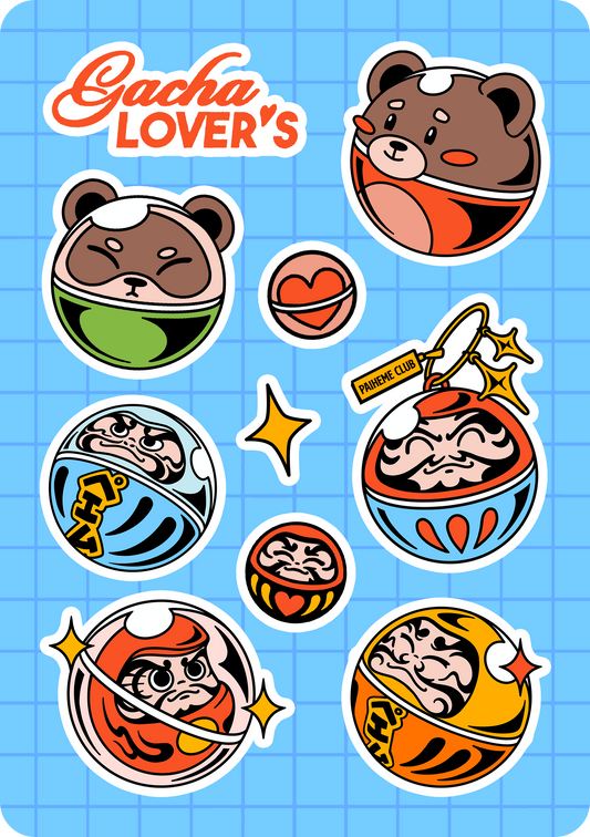 Planche de stickers Gacha Lover's