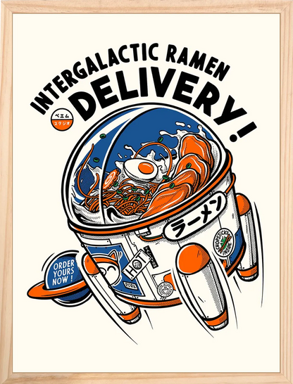 INTERGALACTIC RAMEN Print ☄️