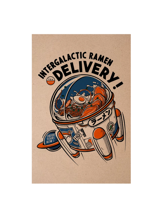 INTERGALACTIC RAMEN Postcard ☄️