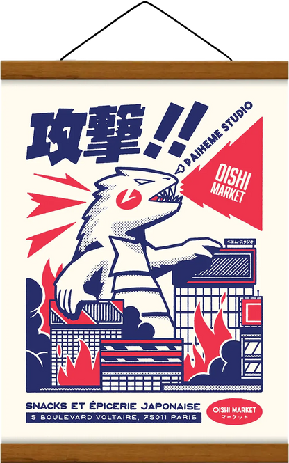 KAIJU ATTACK Print 🦴