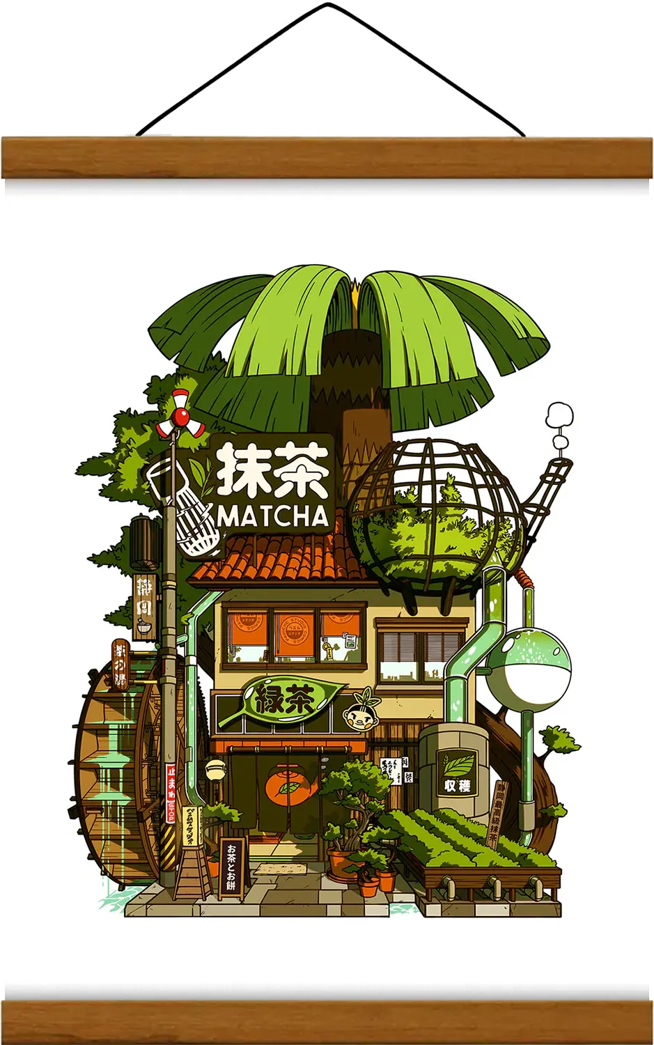 MATCHA Storefront Print🧉