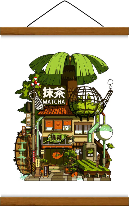 MATCHA Storefront Print🧉
