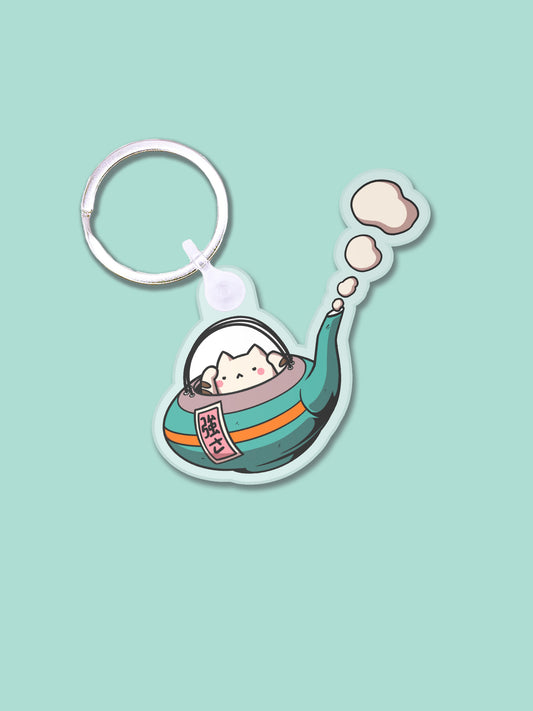 CAT TEA Keychain 🍭