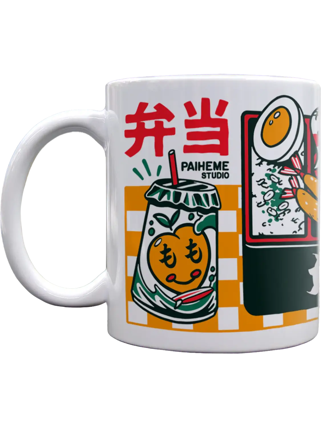 Tasse japonaise Bento, vue de profil