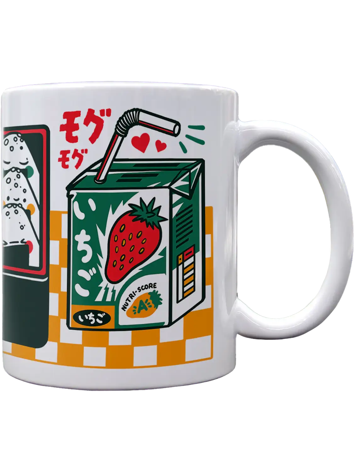 Tasse japonaise Bento, illustration complète