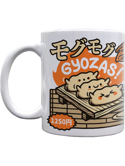Tasse à thé japonaise Gyoza, vue de profil