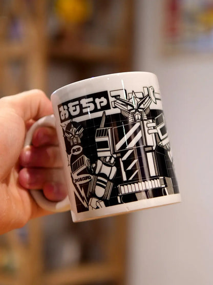 Tasse japonaise Robot, illustration vintage