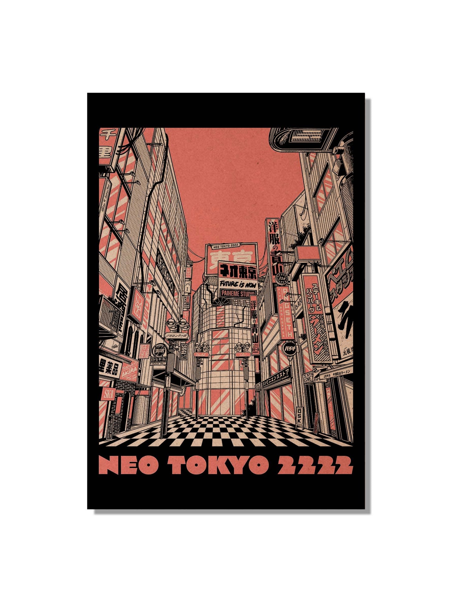 NEO TOKYO 2222 Postkarte